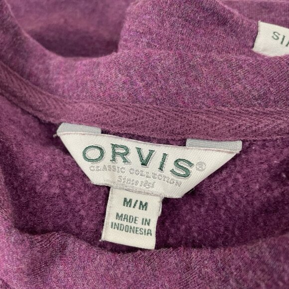 Orvis Sweatshirt Women’s M Cozy Soft Sweater Purple Green Modal Blend lot of 2 - Picture 2 of 10